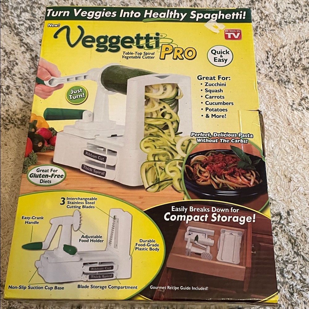 Veggetti Pro Spiral Vegetable Cutter
